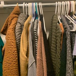 Costs, cardigans, sweaters .. etc